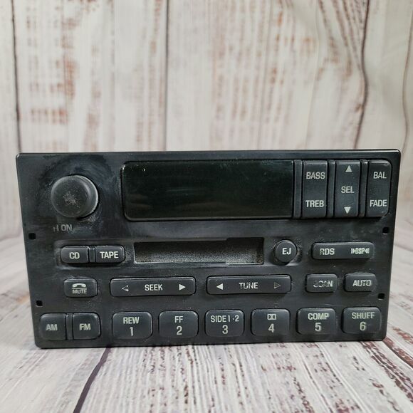99 -04 Ford Expedition Mercury AM FM Cassette with CD Controls YL1F-18C870-JA - Picture 2 of 7